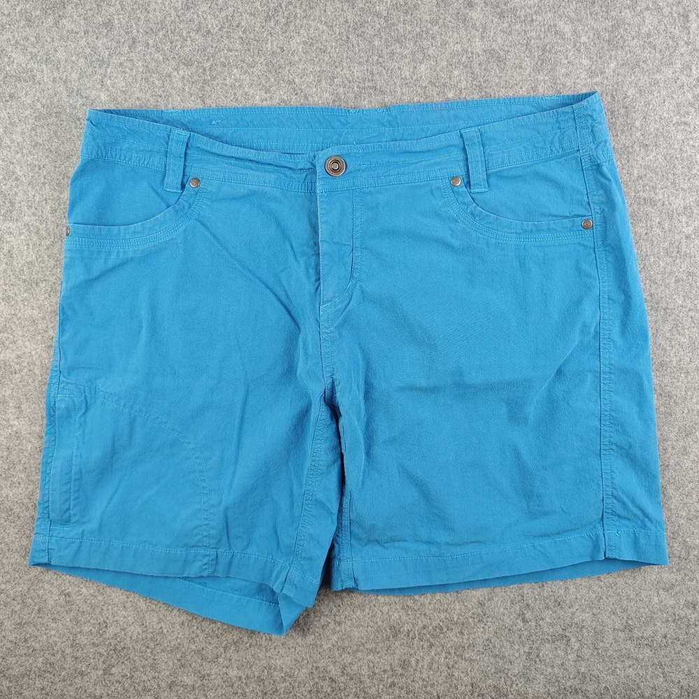 Kuhl Shorts Adult 36" Waist 7" Inseam Blue Turquoise Hiking Outdoor Stretch